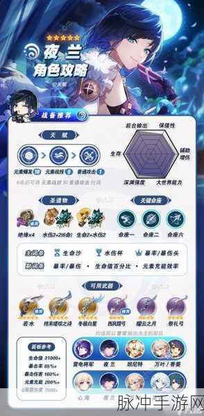 原神青玉与夜兰突破材料高效收集攻略