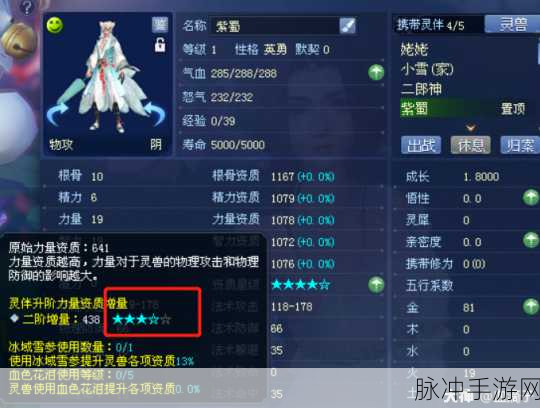 倩女2手游深度攻略，灵伴升阶技能保留详解