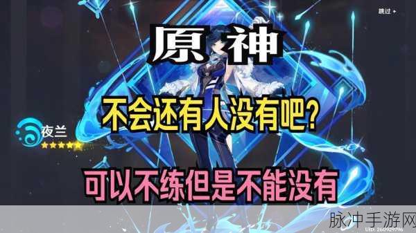 原神夜兰角色深度解析，值得抽满命吗？