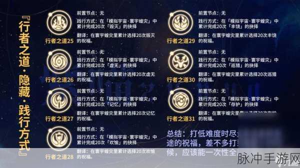 崩坏星穹铁道牌浪滔天成就解锁全指南