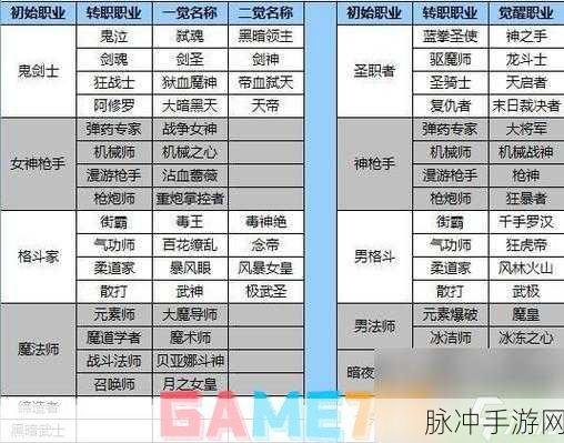 DNF手游职业选择全攻略，哪个职业更适合你？
