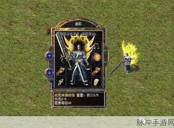 盛大热血传奇，揭秘麻痹戒指的获取之道