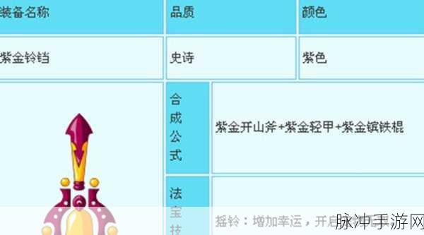 造梦西游 3 紫金铃铛合成秘籍大公开