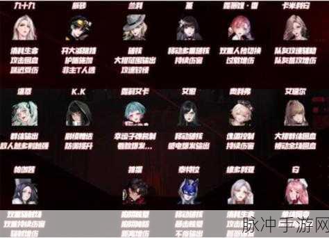 无期迷途手游攻略，深度解析角色强度排行与节奏榜