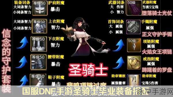 DNF手游圣骑士各级套装及武器详解与加点攻略