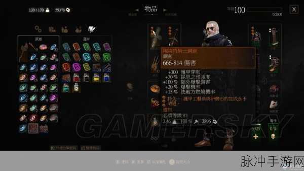 巫师3手游攻略，各学派装备选择推荐