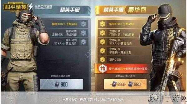 和平精英手册详解及满级攻略秘籍