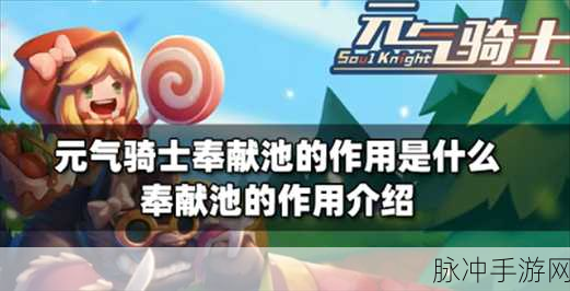 元气骑士，深度剖析森林奉献池 战力提升秘籍