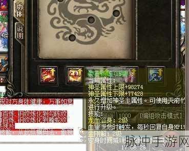 热血传奇手游中刺客烟雾弹技能的等级奥秘