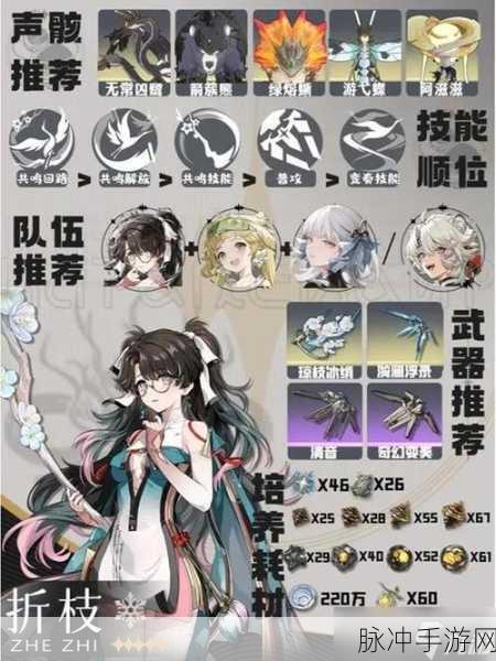 鸣潮折枝武器选择与队伍搭配核心思路解析