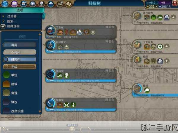 文明6手游科技树升级顺序全攻略