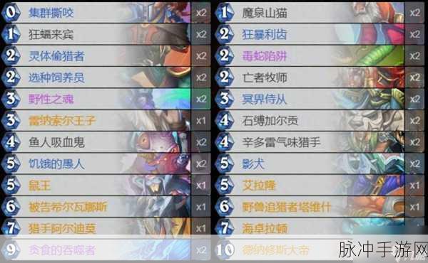 炉石传说猎人卡组2024标准深度解析与攻略