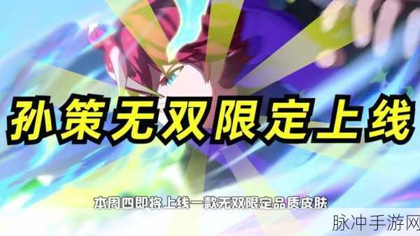 孙策无双限定皮肤，玩家期待与上线时间大揭秘