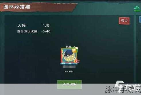 创造与魔法，园林躲猫猫深度玩法指南