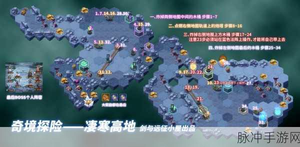 剑与远征凄寒高地全攻略，最佳线路图揭秘