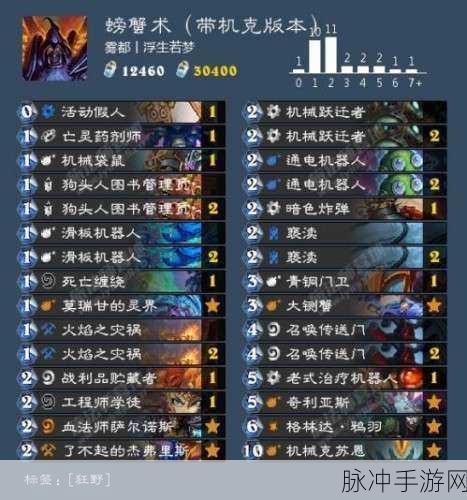 炉石传说螃蟹牧卡组推荐，制裁快攻传说攻略