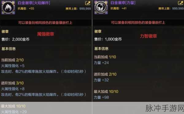 DNF手游攻略，女气功白金徽章选择深度解析