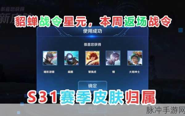 王者荣耀S25赛季战令皮肤全解析，独家揭秘皮肤归属与获取攻略