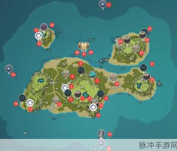 探索原神的奇幻之旅，原神地图全貌七国及各地位置详解