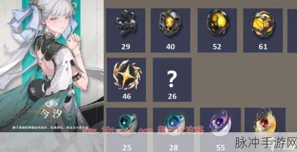 鸣潮手游深度攻略，今汐角色突破材料全面汇总