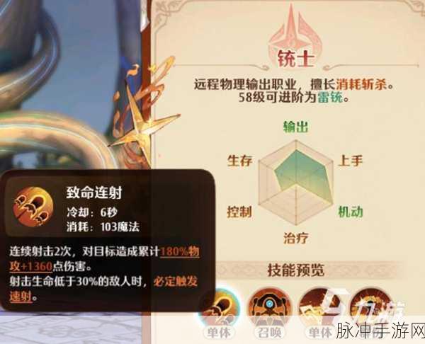 森之国度铳士强度测评分析，铳士强度究竟如何？