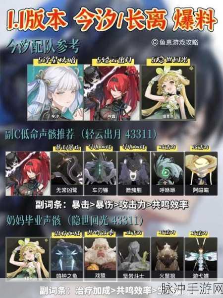 鸣潮长离，热熔迅刀角色的全面攻略