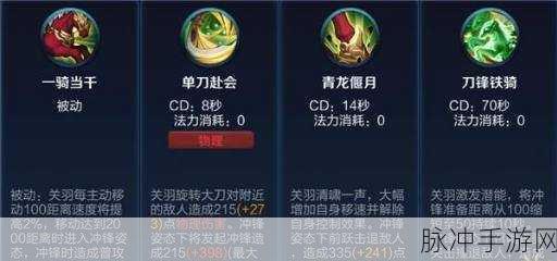 王者荣耀关羽经典玩法深度解析