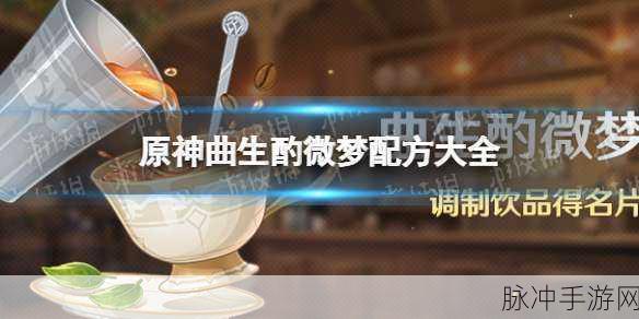 原神手游攻略，揭秘烟霞蔽芾隐藏饮品配方，钟离专属调制技巧