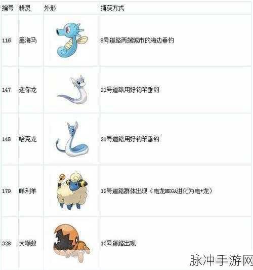 口袋妖怪，致胜前期的捕捉与搭配秘籍