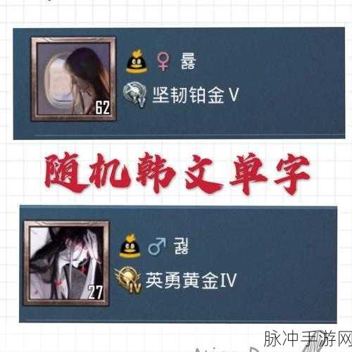 和平精英，探索那些鲜为人知的单字ID宝藏