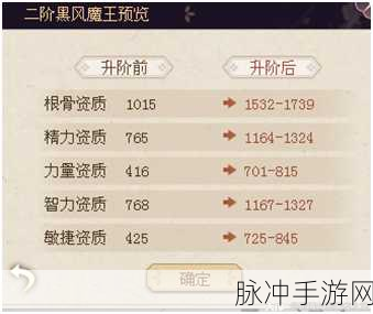 倩女幽魂灵伴升阶星级与资质深度解析