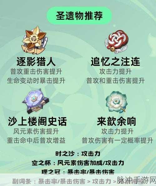 原神流浪者武器圣遗物的绝佳之选