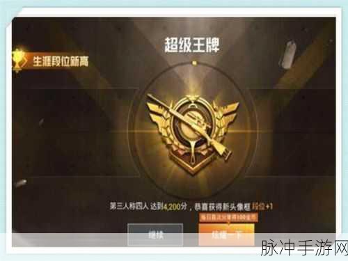 和平精英，段位探秘与致胜秘籍