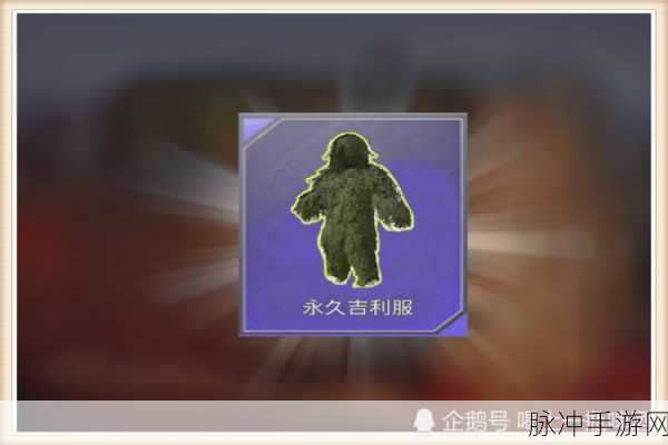刺激战场吉利服获取全攻略 助你称霸战场