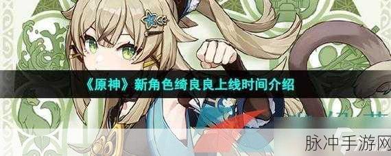原神绮良良倩影游侠新皮肤推出时间大揭秘