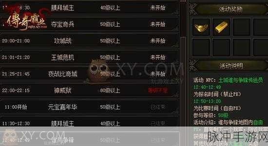 传奇霸业，战斗力飙升的核心秘籍