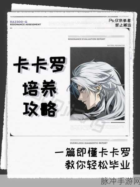 鸣潮手游卡卡罗声骸抉择指南