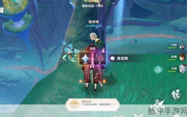 原神，众花园中核桃树成就全解析与世界探险指南