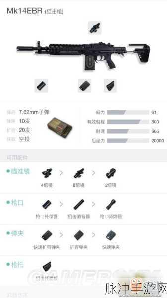 绝地求生大逃杀武器配件深度剖析指南