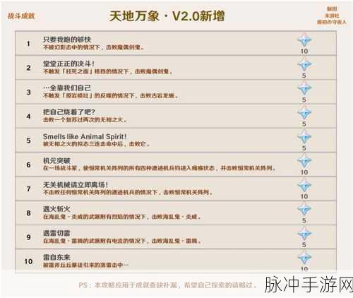 2023 原神全成就大盘点及攻略秘籍