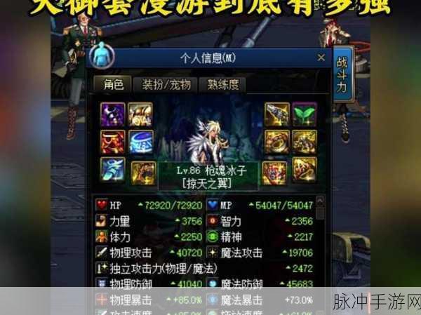 DNF 天御套装适配职业大揭秘