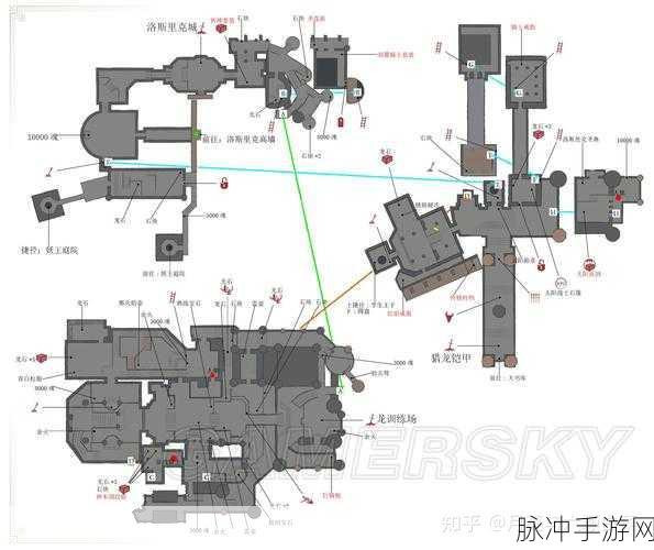黑暗之魂重制版夹缝森林地图全解析与收集指南