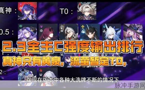解析崩坏 3 最新角色强度排名的关键要素