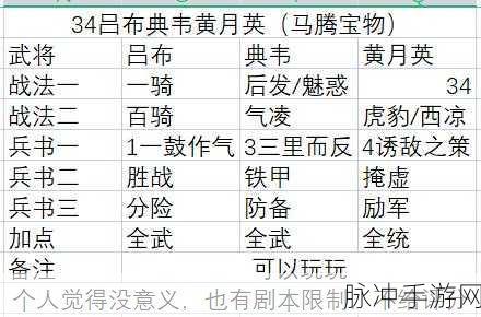 三国志战略版，典韦武将的精妙搭配策略全解析