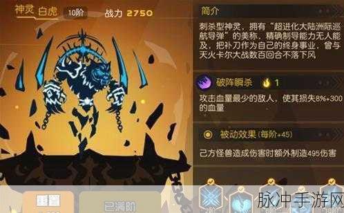 超进化物语神灵技能解析与最佳选择指南