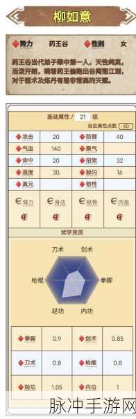 烟雨江湖中柳如意的培养价值与持久力解析
