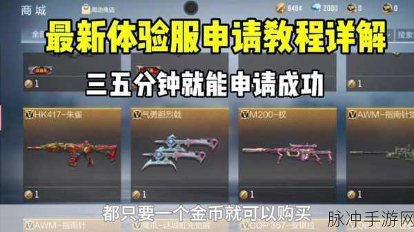 穿越火线体验服资格获取与登录全攻略