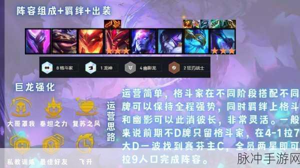 金铲铲之战深度攻略，幽影刺转赛芬连鸡教学