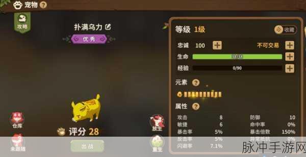 龙之谷2手游宠物选择全攻略，各职业宠物搭配方法深度解析