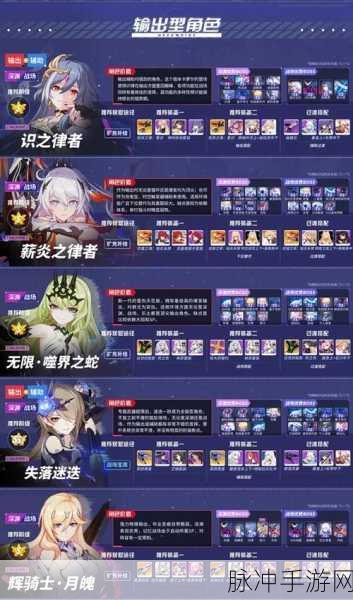 崩坏3必备女武神圣痕推荐，打造顶尖战斗阵容
